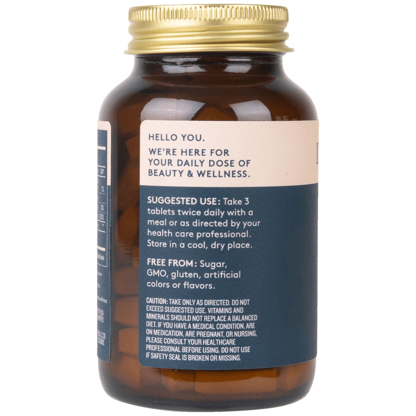 Dose & Co Collagen Tablets 2 Pack - Type 1 & 3 Collagen Peptides Plus Vitamin C and Biotin - Hair, Skin, and Nails