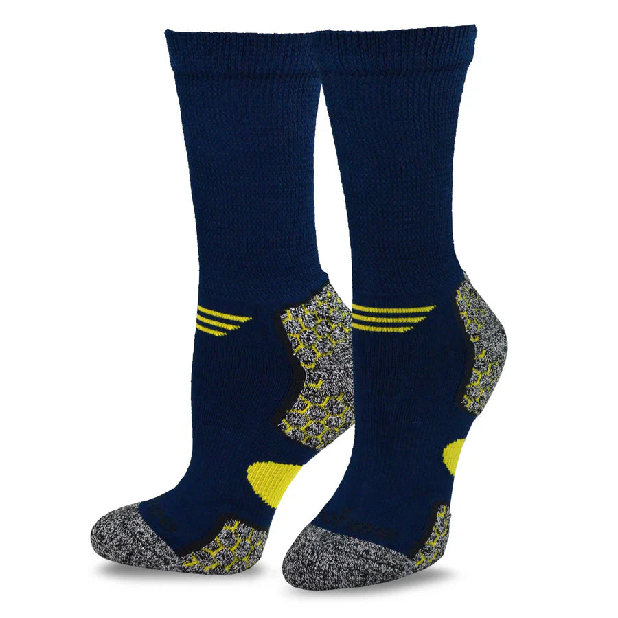 TeeHee Viscose from Bamboo Cushion Crew Diabetic Socks for Women and Men Multipack