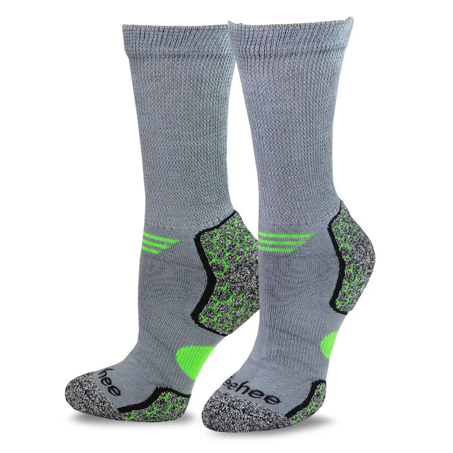 TeeHee Viscose from Bamboo Cushion Crew Diabetic Socks for Women and Men Multipack