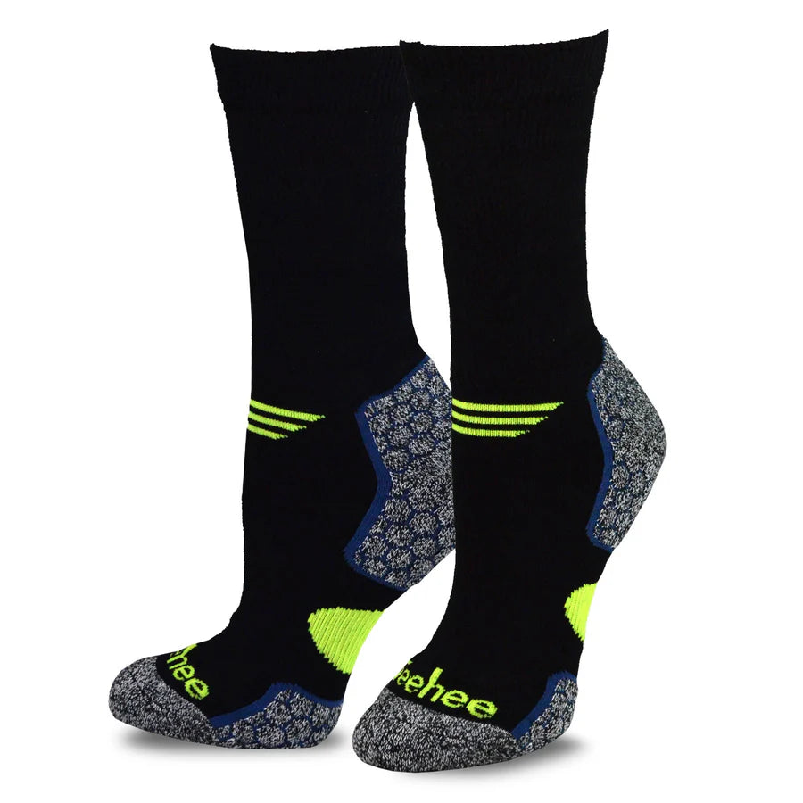 TeeHee Viscose from Bamboo Cushion Crew Diabetic Socks for Women and Men Multipack
