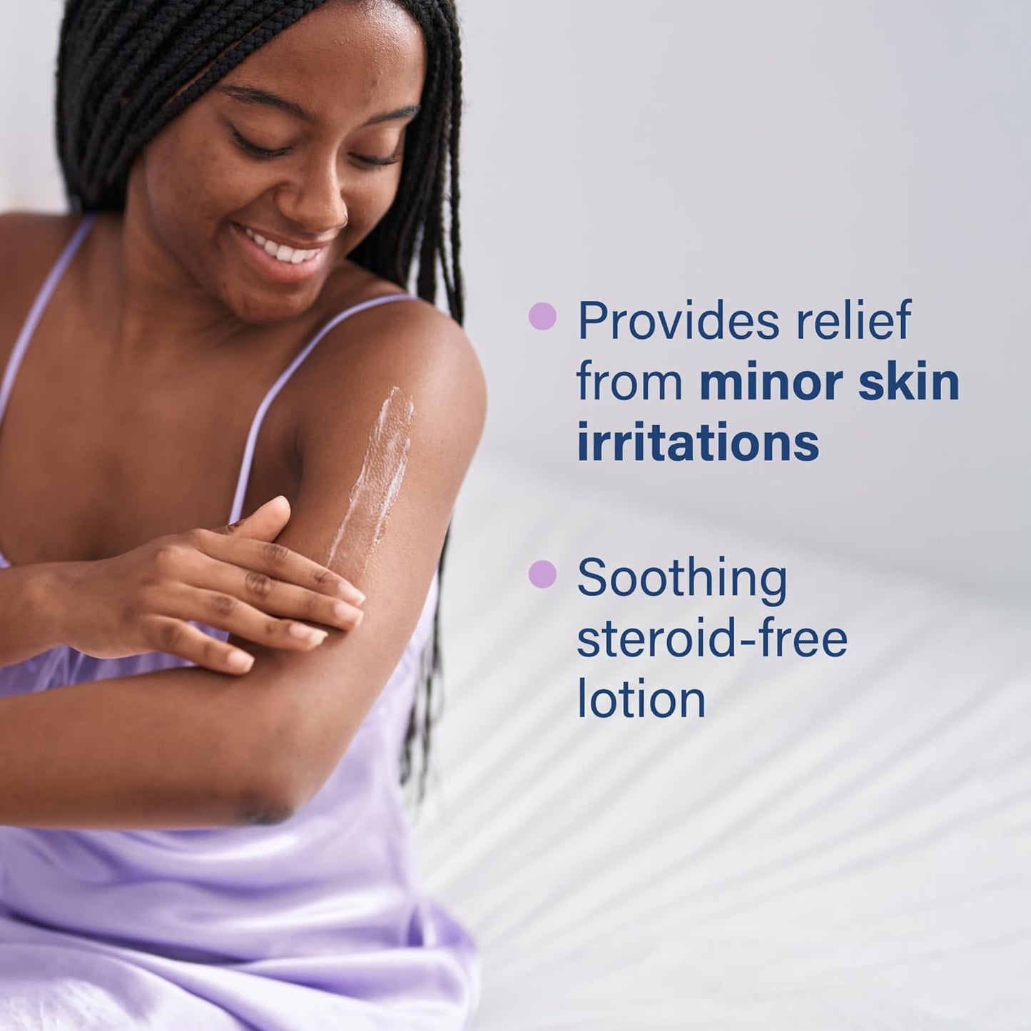 Sarna Sensitive Steroid-Free Anti-Itch Lotion for Dry Irritated Skin, Fragrance free - 7.5 Fl Oz
