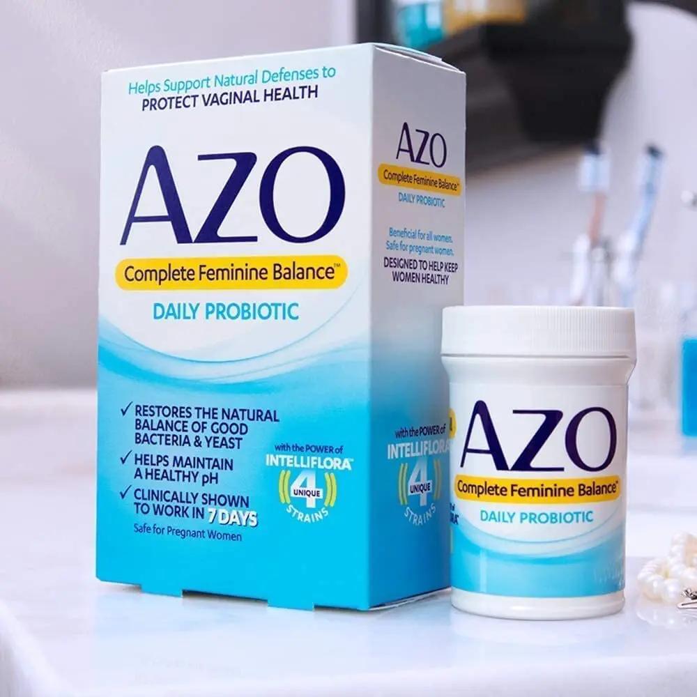 AZO Complete Feminine Balance Daily Probiotics for Women, 30 Count AZO