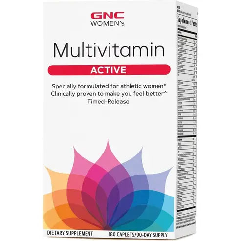 GNC Women's Active Multivitamin | Supports an Active Lifestyle | 30+ Nutrient Formula | Promotes Bone & Joint Health, Helps Energy Production |.