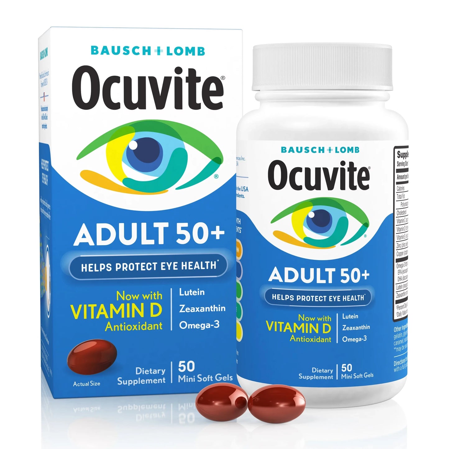 Bausch & Lomb Ocuvite Adult 50+ Eye Vitamin & Mineral