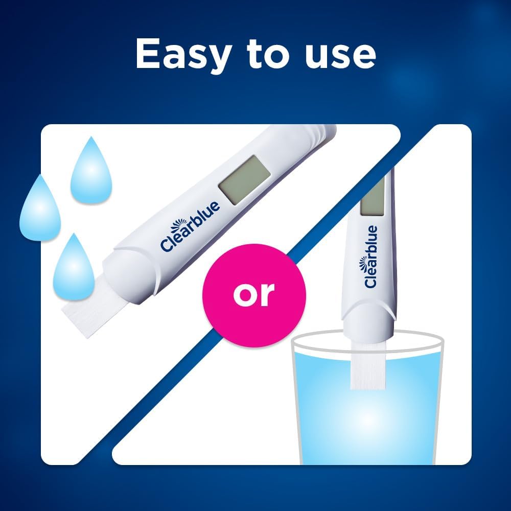 Clearblue Early Digital Pregnancy Test, Early Detection at Home Pregnancy Test, 2 Ct Clearblue