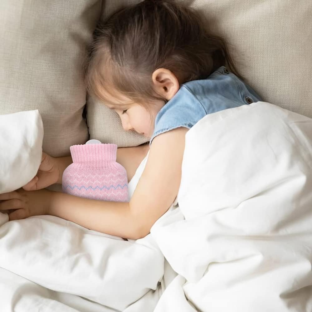 320ml Hot Water Bottle with Knited Cover