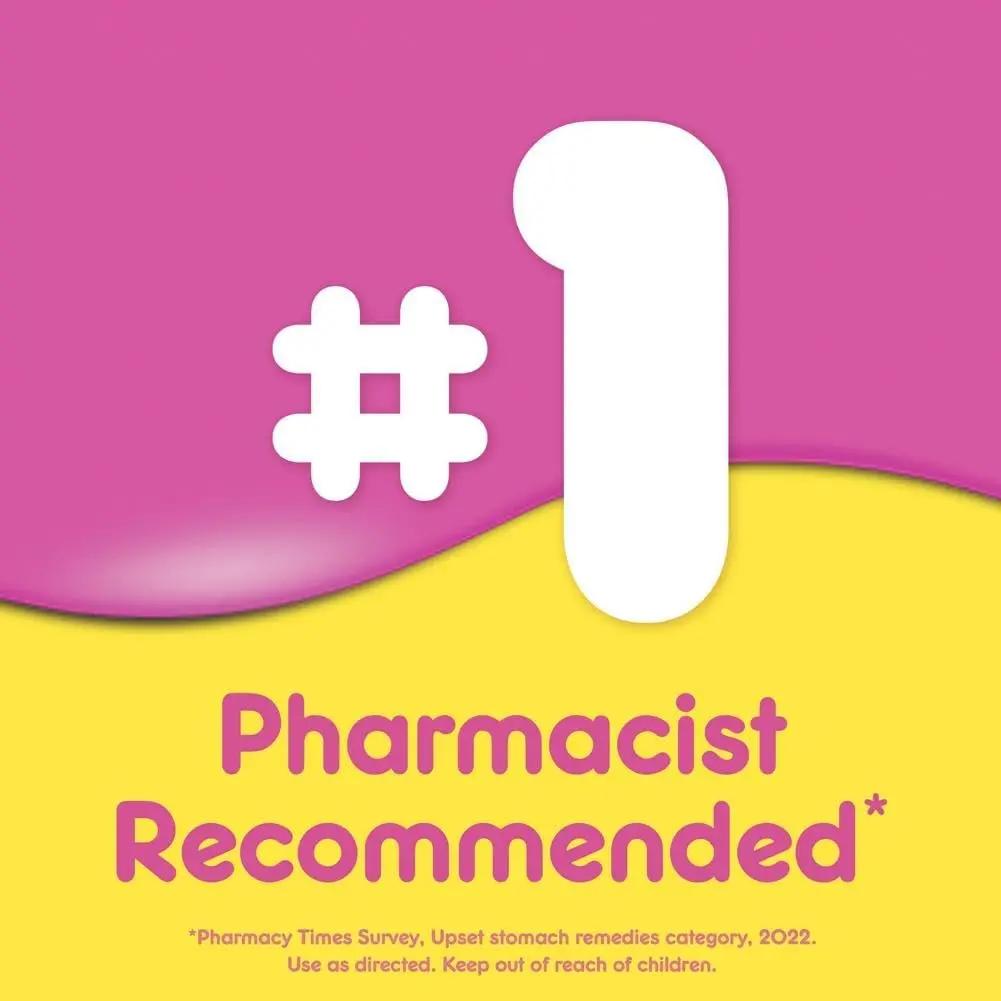 Pepto Bismol Chewables, Upset Stomach Relief, Indigestion, Diarrhea, Cherry Flavor, 30 Tablets Pepto Bismol