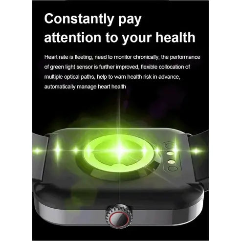 Bluetooth Fashion Smartwatch, 2023 Upgrade F57L Blood Glucose Monitoring Smartwatch Non-invasive Blood Sugar Test Smart Watch, Painless Blood Glucose