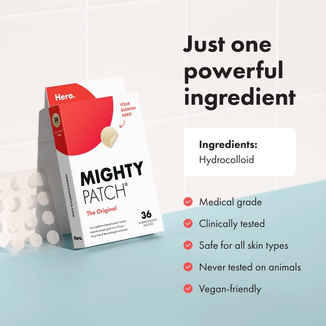 Mighty Patch Original 36ct and Rescue Balm Bundle
