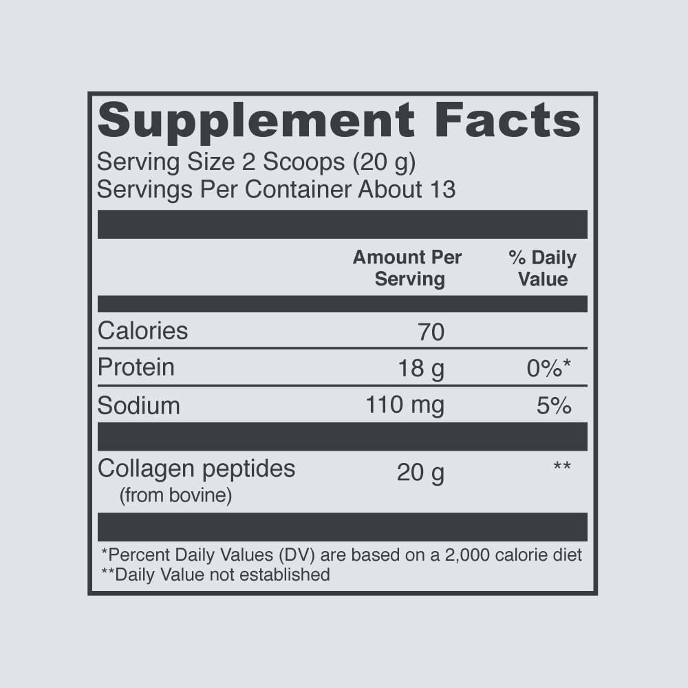 Vital Proteins Collagen Peptides Supplement Powder, Unflavored, 10 oz