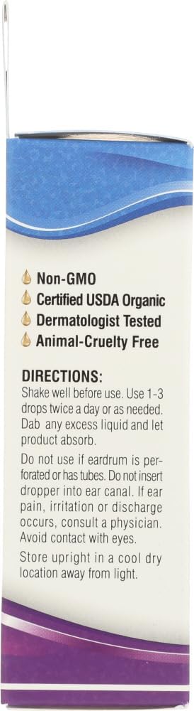 Wally's Natural Products Organic Ear Oil, 1 Fl Oz (Pack of 1)