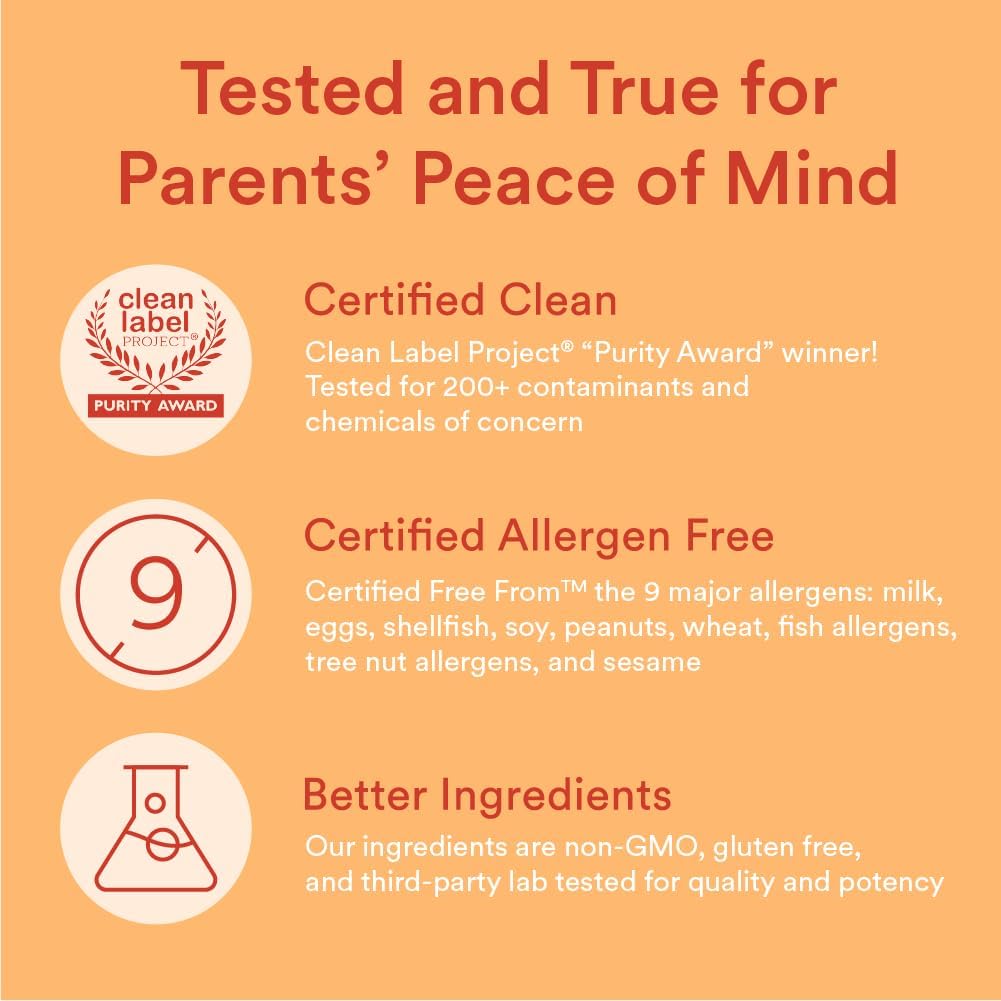 SmartyPants Kids Formula Daily Gummy Vitamins: Gluten Free, Multivitamin & Omega 3 Fish Oil (Dha/Epa), Methyl B12, Vitamin D3, Vitamin B6, 90 Count