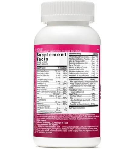 GNC Teen Multivitamin for Girls 12-17 - (Product) RED GNC