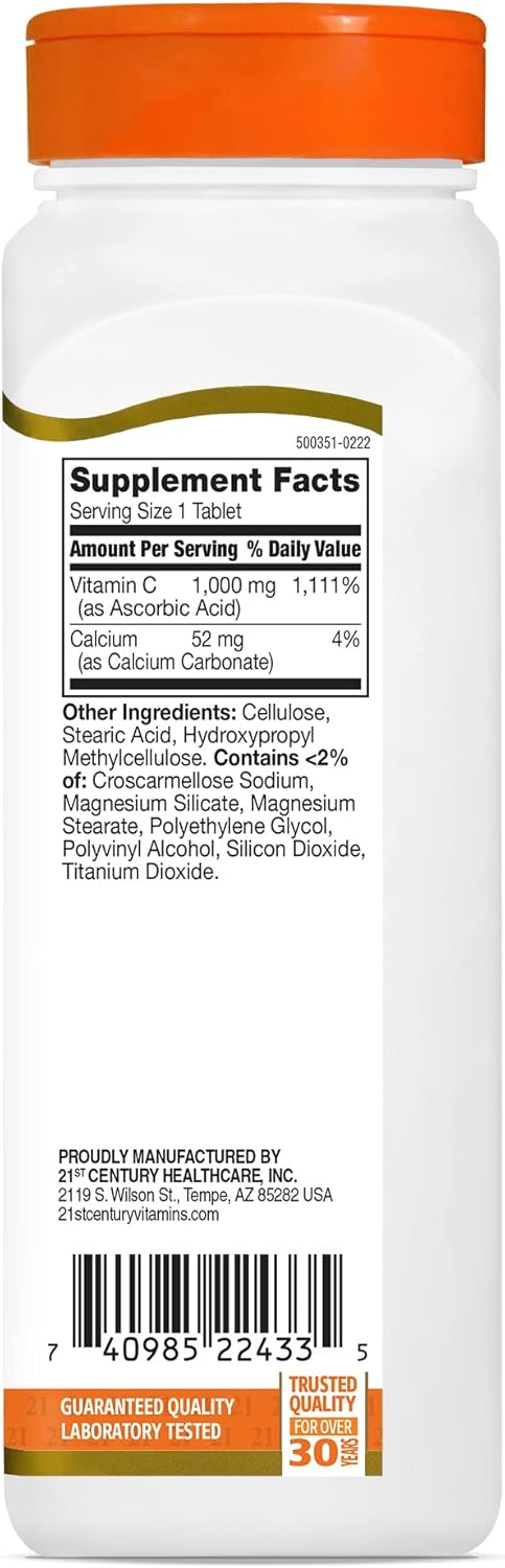 21st Century C 1000 mg Tablets 110 Count