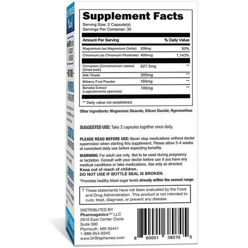 Pharmaganics Dr. Stephanie's 24 Hour - Once Daily Supplement - 60 capsules