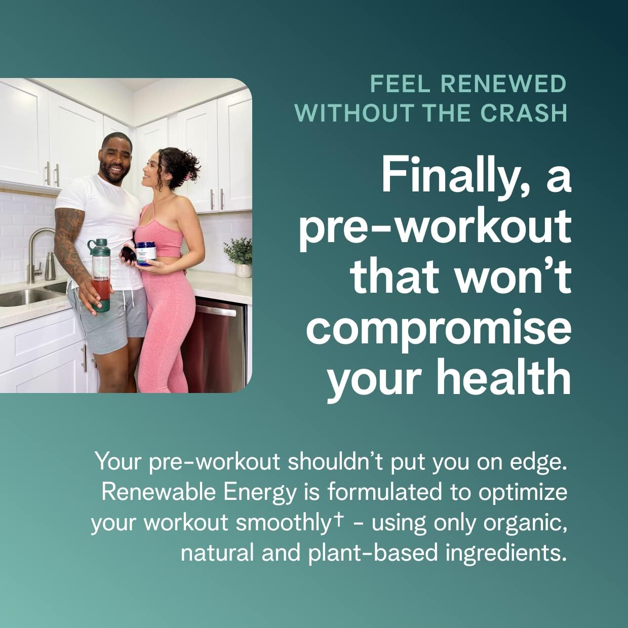 Ora Organic Natural Pre Workout Powder - Raspberry Lemonade Flavor- Provides Jitter Free Energy, Focus, Hydration, & Endurance - Vegan, Certified Organic, Soy, Dairy, & Gluten Free, 20 Servings