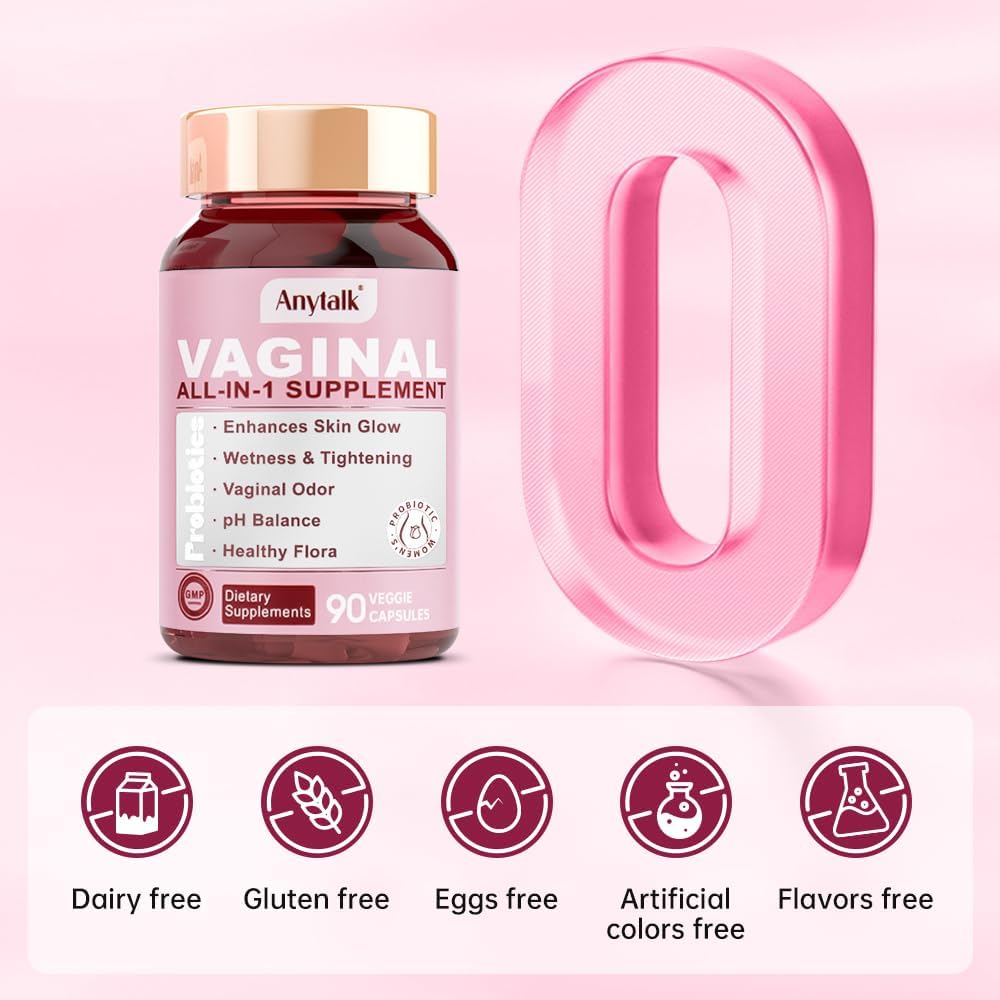 Anytalk Vaginal Probiotics for Women - 90 capsules AnyTalk