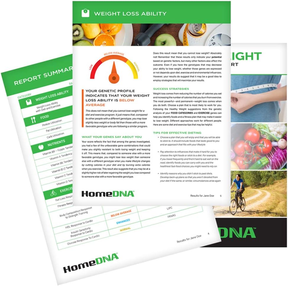 HomeDNA™ Healthy Weight At-Home DNA Test Kit