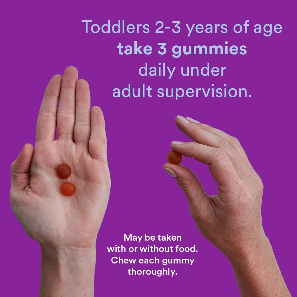 SmartyPants Toddler Formula Daily Gummy Multivitamin: Vitamin C, D3, & Zinc for Immunity, Gluten Free, Omega 3 Fish Oil (DHA/EPA) , Vitamin B6, B12, 90 softgels