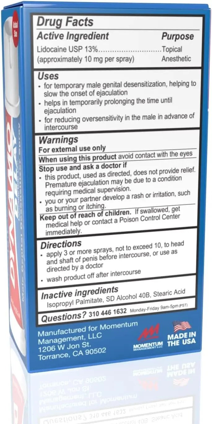 Screaming O Dynamo Delay Spray .75oz Vitamins Depots