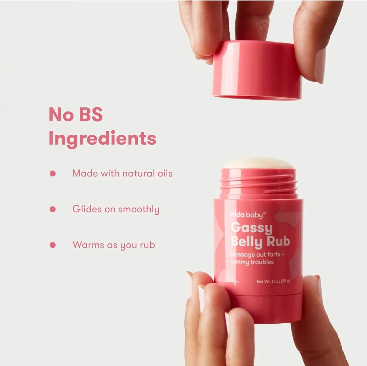 Frida Baby Fart Freeing Essentials | Includes Windi and Gassy Belly Rub for Safe, Natural, and Instant Gas and Colic Relief for Infants and Babies FridaBaby