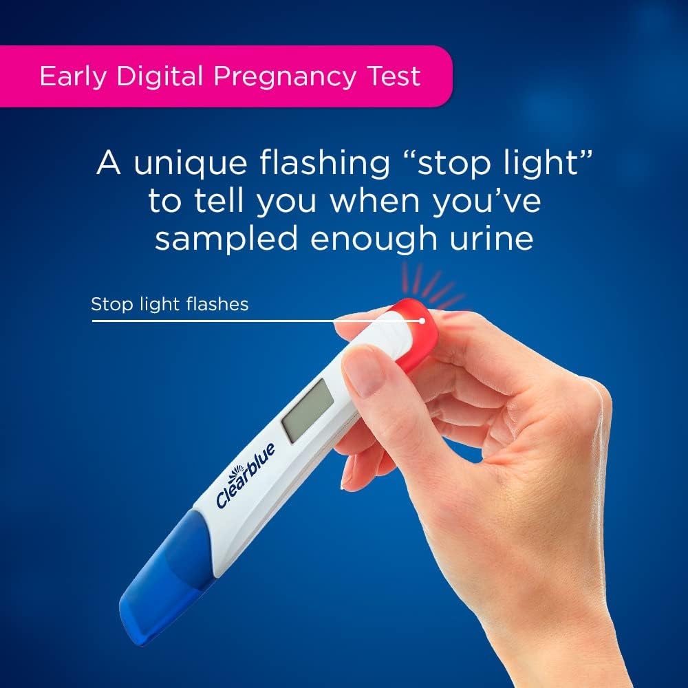 Clearblue Triple Assurance Pregnancy Test Kit, Home Pregnancy Tests, 3 Ways to Test, 3 Ct Clearblue