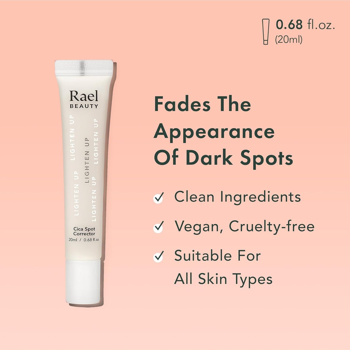 Rael Bundle - Invisible Spot Cover (96 Count) & Cica Spot Corrector Cream (0.68oz, 20ml)