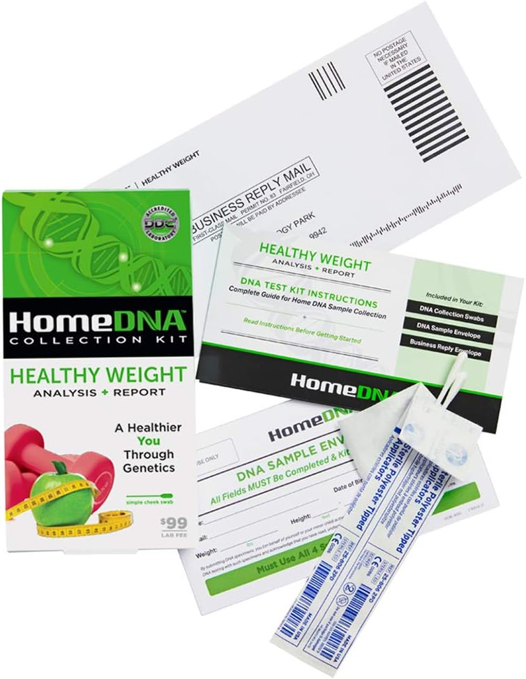 HomeDNA™ Healthy Weight At-Home DNA Test Kit