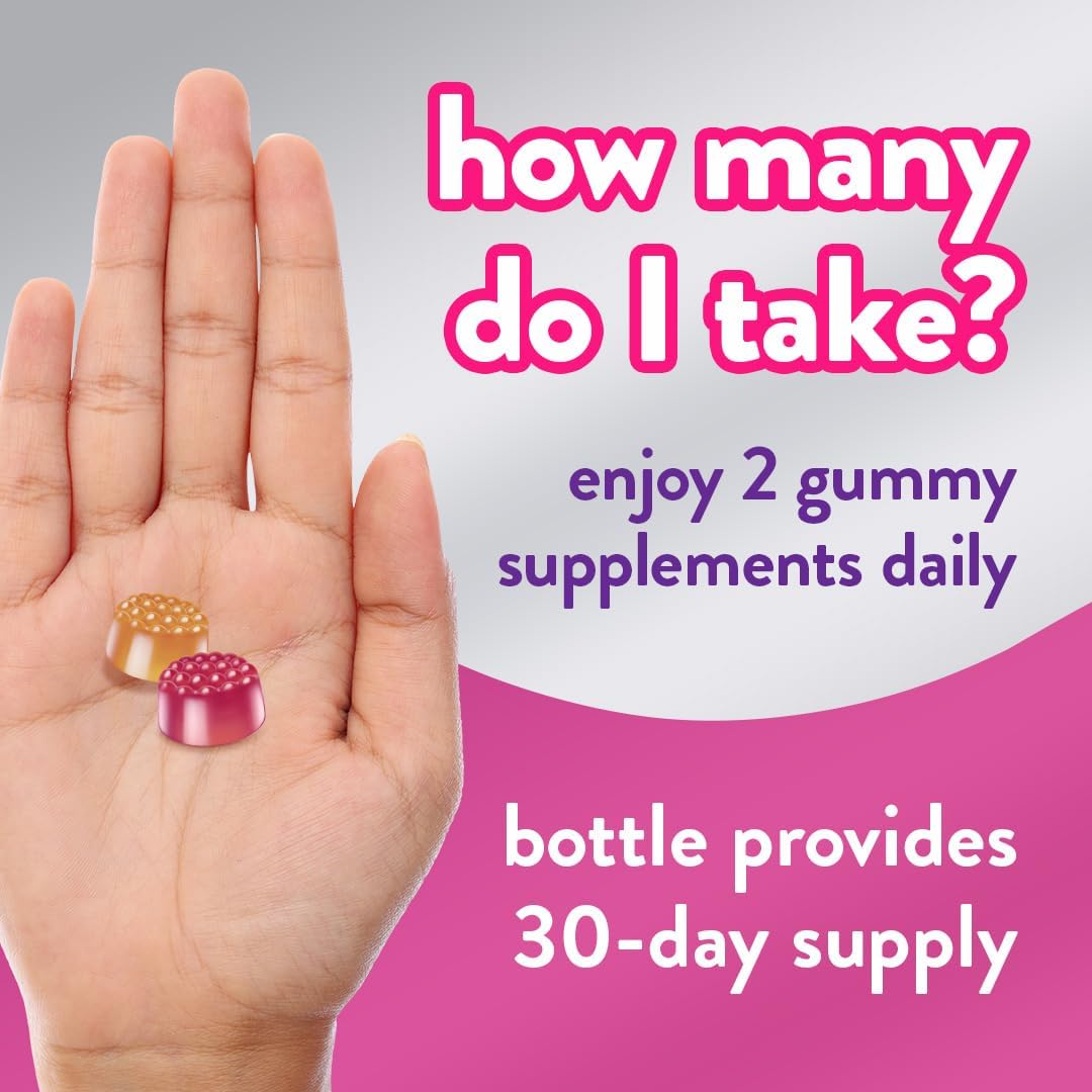 VITAFUSION Women's 50+ Multivitamin Daily Support Supplement 60 Count vitafusion