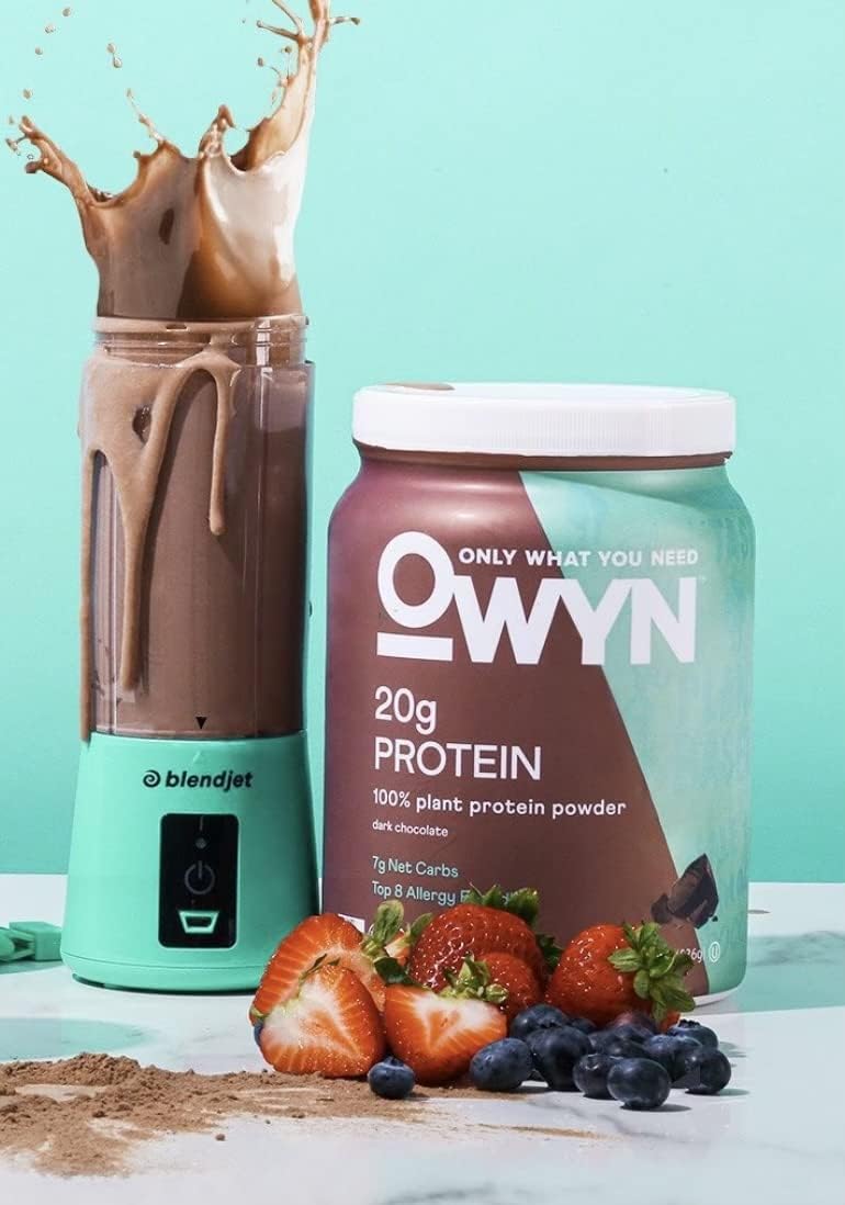 OWYN Only What You Need Plant-Based Protein Powder, Dark Chocolate,