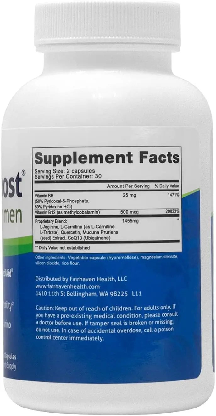 Fairhaven Health MotilityBoost for Men | 60 Capsules Fairhaven Health