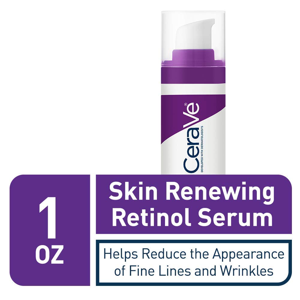 CeraVe Acne Skin Renewing Retinol Face Serum, 1 fl oz