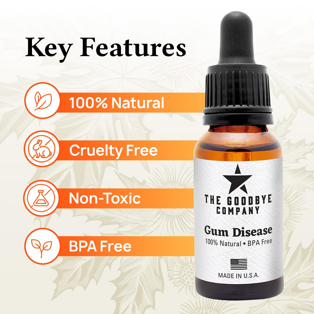 Gum Disease Treatment - 1 Fl Oz (Pack of 2) - USDA Organic Home Remedy for Oral Gum Disease - 100% Pure Neem and Clove Essential Oils for Oral Care