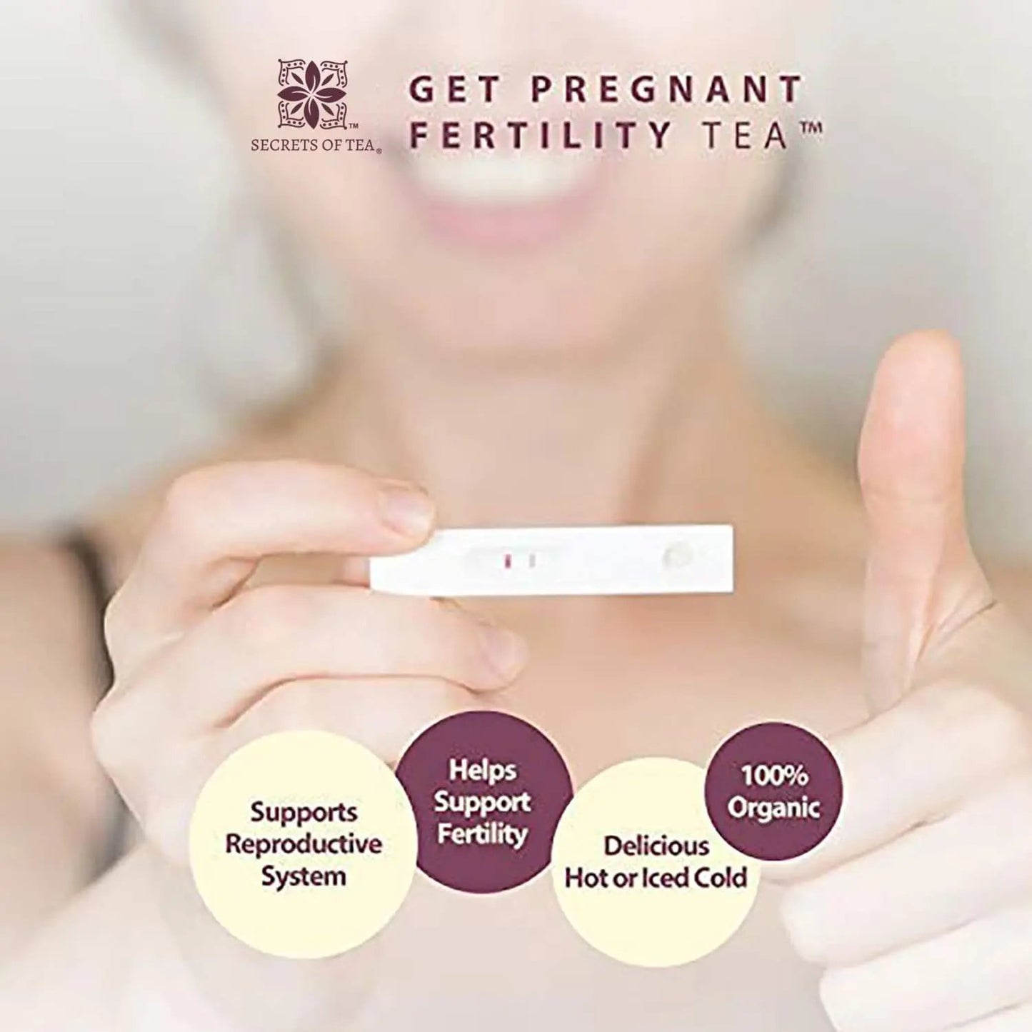 Fertility Tea with Organic Chasteberry And Red Raspberry Leaf to Help With ConcepFertility Tea with Organic Chasteberry And Red Raspberry Leaf to Help With Conception, Ovulation and Regular Menstrual Cycles, 40 Cups Secrets Of Tea