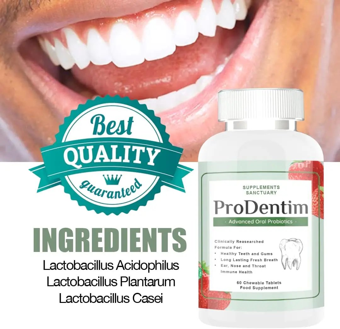 Prodentim - Prodetim for Teeth, Prodetim Tablets, Prodetim Pills, Pro Dentim for Gums and Teeth, Pro Dentim, for 60 Days Vitamins Depots
