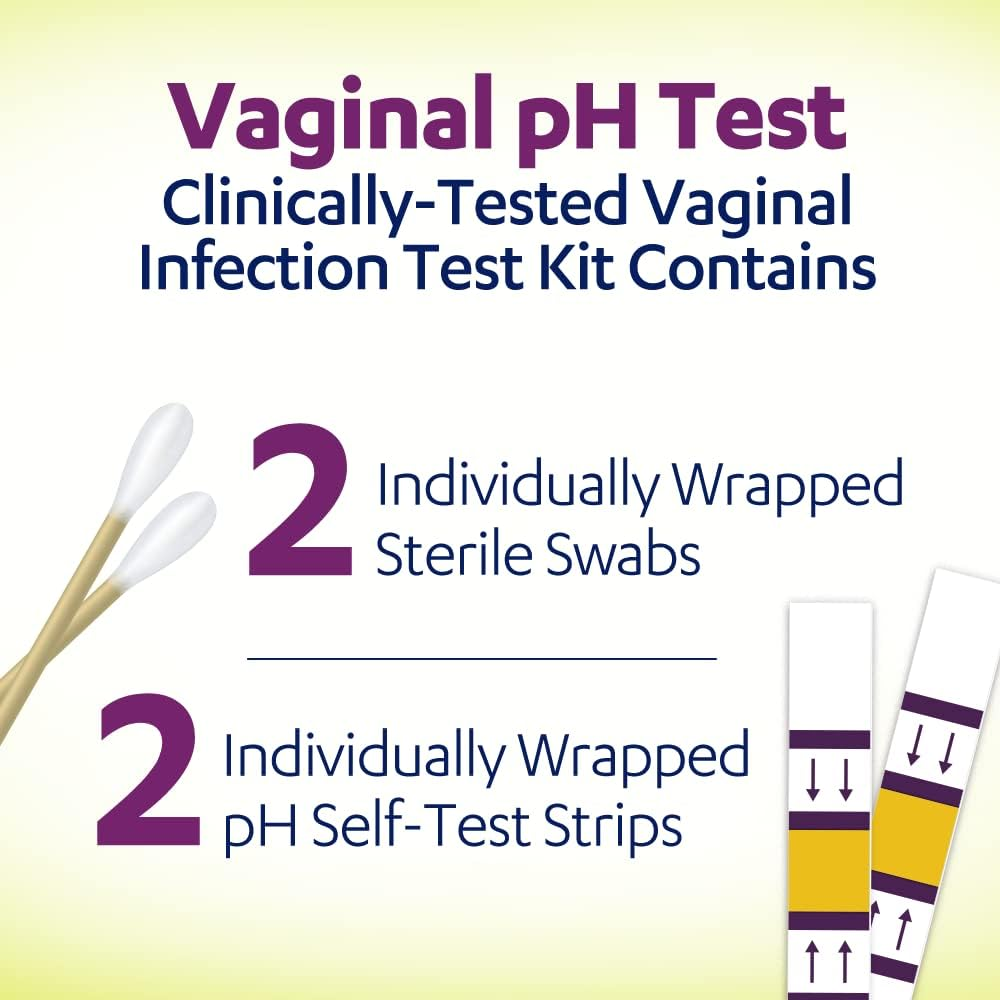 AZO Complete Feminine Balance Probiotics for Vaginal Health, 30 Count & Vaginal pH Test Kit, 2 Self-Tests