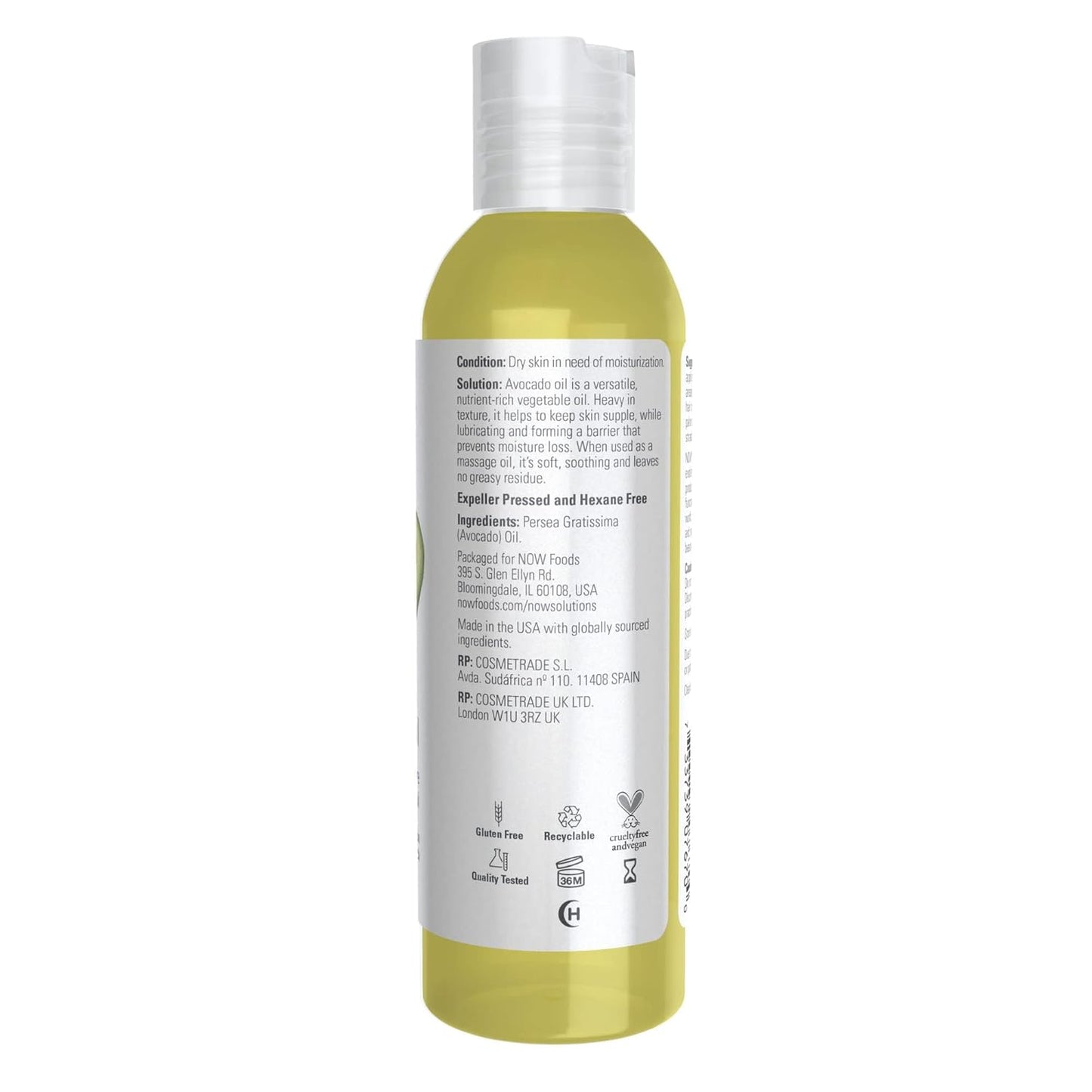 NOW Foods Solution, Avocado Oil, 4oz