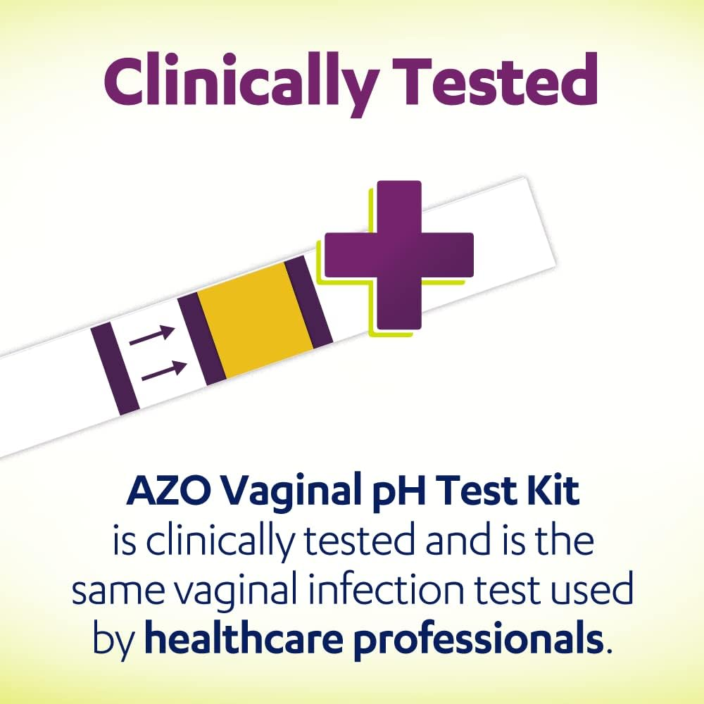 AZO Complete Feminine Balance Probiotics for Vaginal Health, 30 Count & Vaginal pH Test Kit, 2 Self-Tests