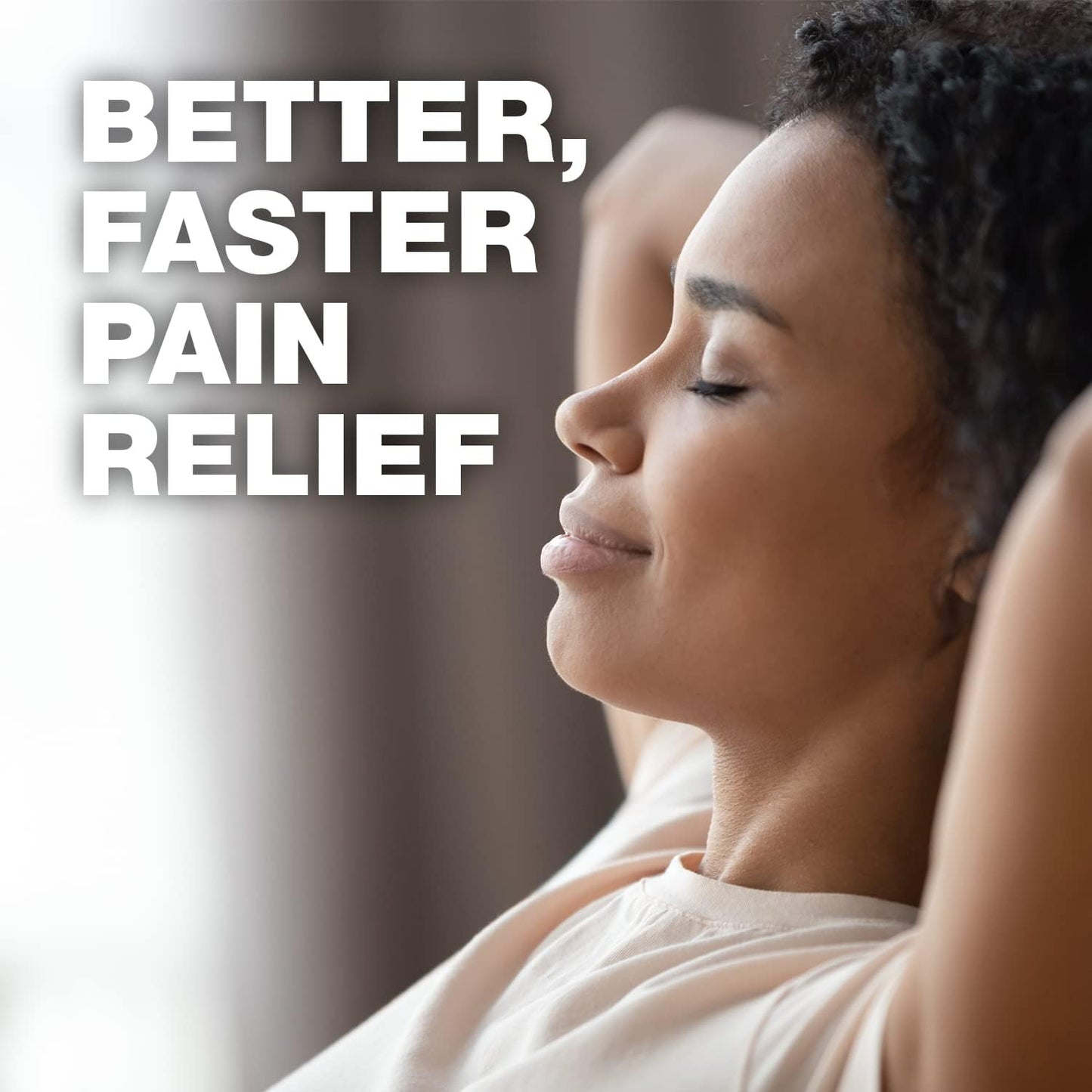 Health A2Z Tension Headache Relief | 50 Caplets | Acetaminophen 500mg | Caffeine 65mg | Pain Reliever Aid | Aspirin Free
