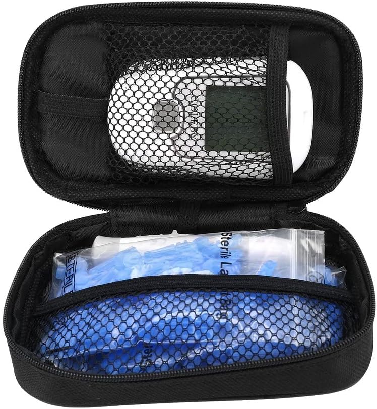 COLEBY Blood Glucose Monitor Kit G-666B, Blood Sugar Test Kit with Lancing Device, 100 Test Strips and 100 Lancets, Smart Diabetes Testing Kit, Portable Diabetic Glucometer, Glucose Meter for Home Use