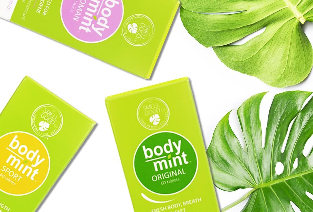 Body Mint Original | Chlorophyll Deodorizing Supplement for Full Body Freshness | 50 tabs