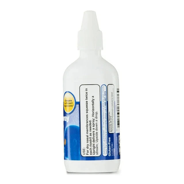 Equate Nasal Spray Premium Saline Liquid Mist for nasal Congestion - 3 fl oz Equate