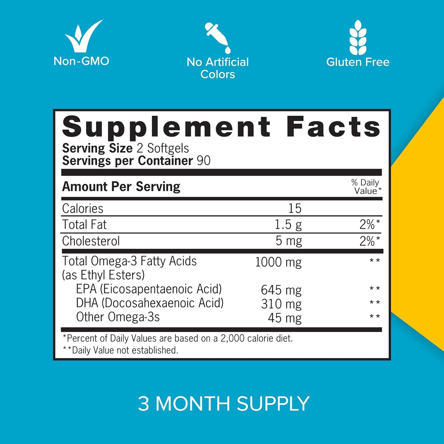 Qunol Omega 3 Fish Oil Mini Softgels, 1000mg Ultra Pure Fish Oil, Heart Health Support, Omega 3 DHA Supplements, Lemon Flavor