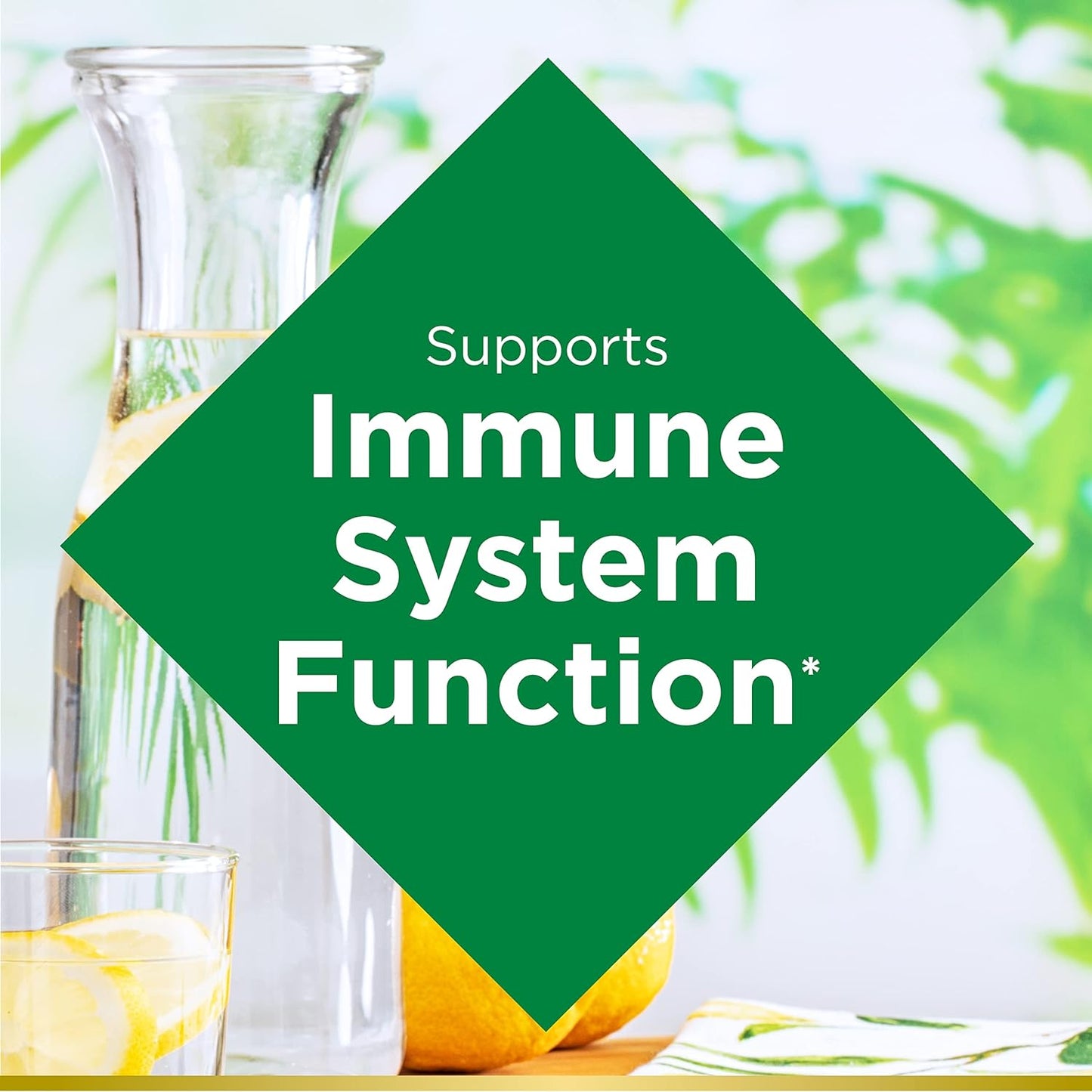Nature's Bounty Zinc, Immune Support, 50 mg, Caplets, 100 Ct