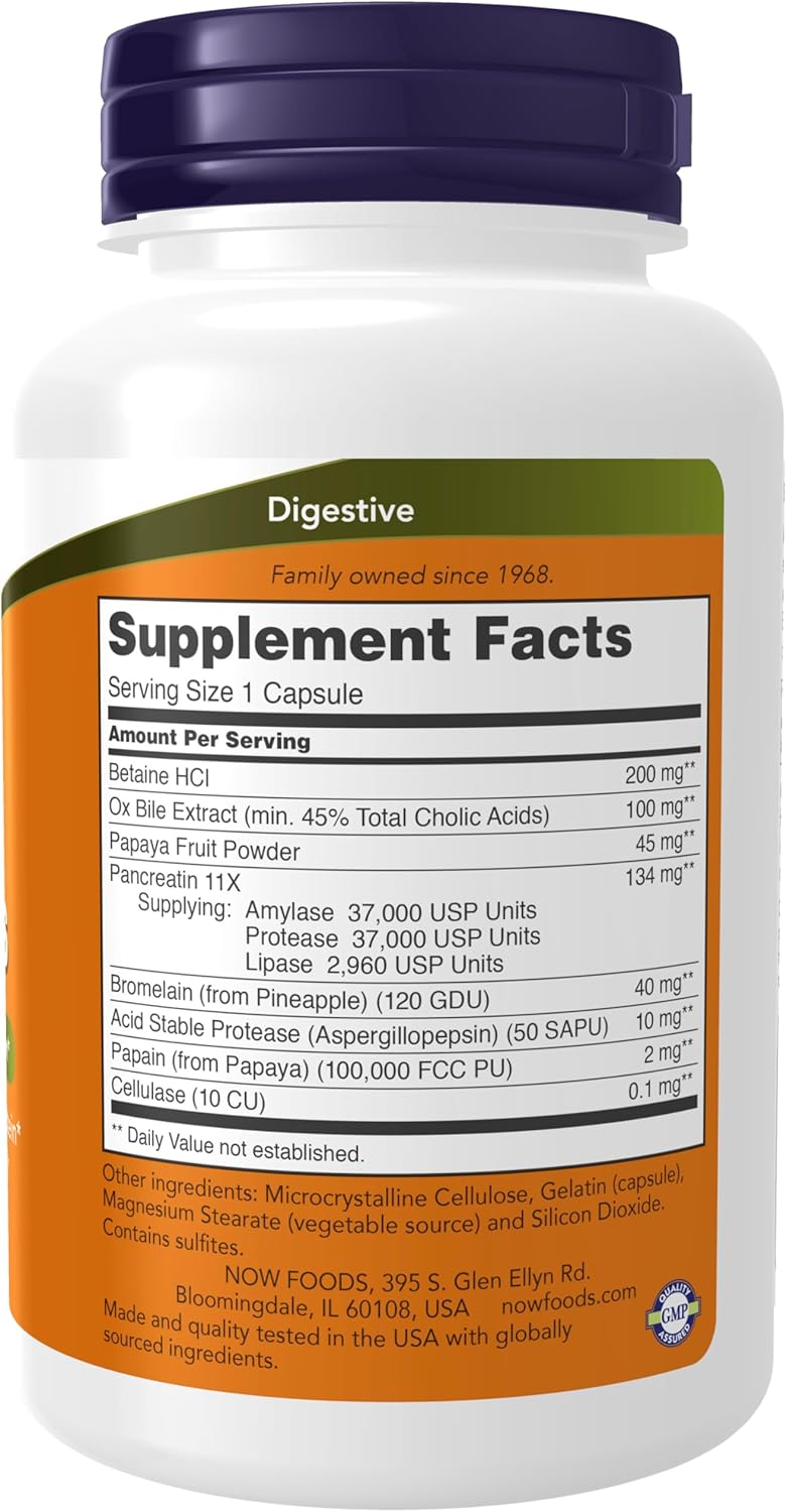 NOW Foods Supplements, Super Enzymes - 90 Capsules