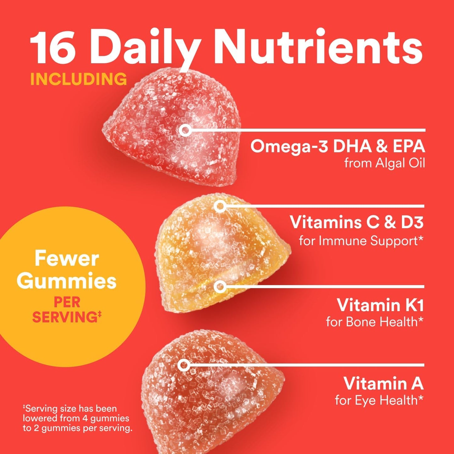 SmartyPants Kids Formula Daily Gummy Vitamins: Gluten Free, Multivitamin & Omega 3 Fish Oil (Dha/Epa), Methyl B12, Vitamin D3, Vitamin B6, 120 Count