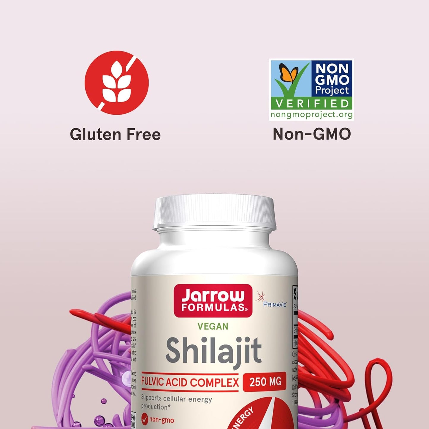 Jarrow Formulas® Shilajit 250 mg, Dietary Supplement, 60 Veggie Capsules