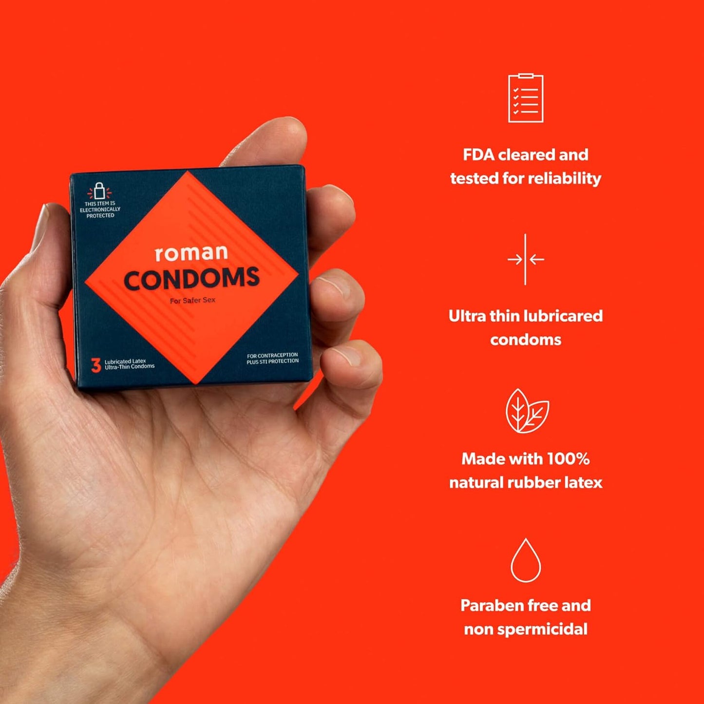 Roman Swipes | Fast-Acting, Convenient, Over-The-Counter Wipes Increase Stamina, Formulated with 4% Benzocaine, Features Discreet Packaging | 5-Pack