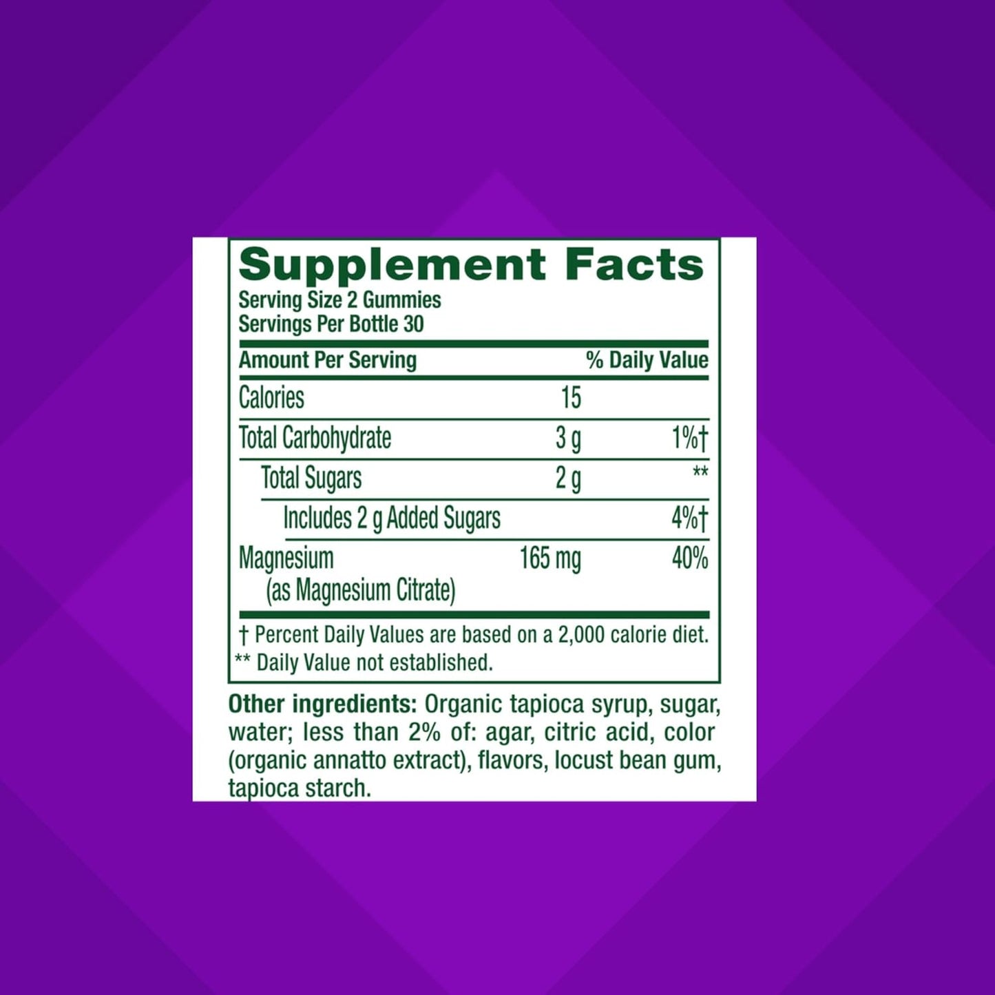 Vitafusion Magnesium Gummy Supplement, Orange Vanila Flavor, 60ct vitafusion