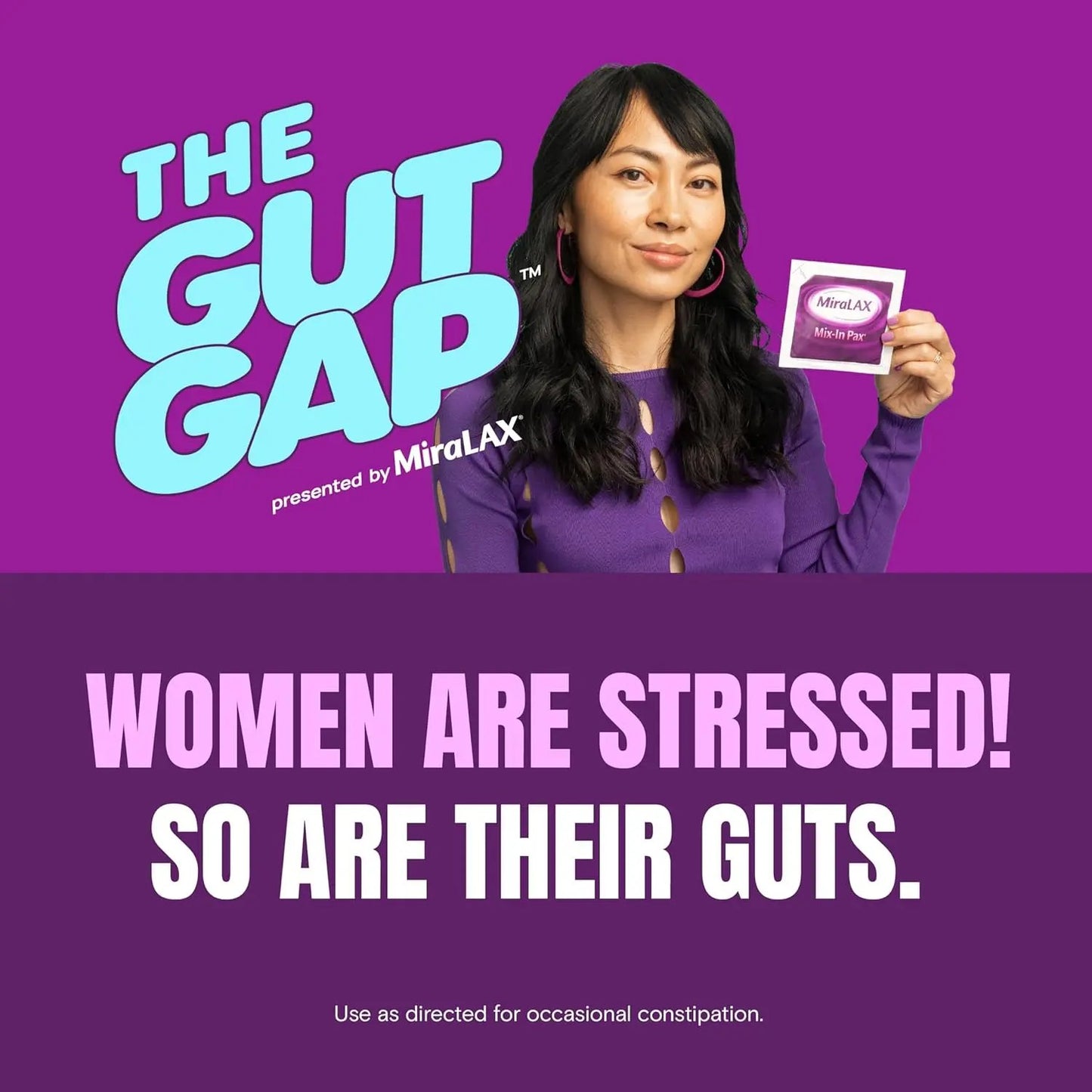 MiraLax Laxative Powder for Gentle Constipation Relief, 10 Count Mix-In Packs + Mixing Stirrers MiraLax